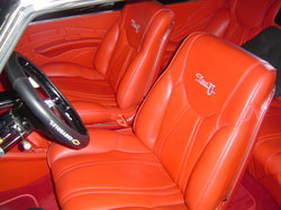 front seat upholstered 